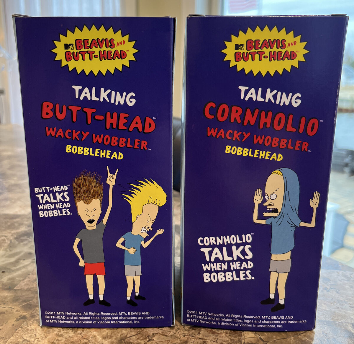 2011 Funko Wacky Wobbler Bobblehead Talking BEAVIS and BUTT 2011 Funko Wacky Wobbler Bobblehead Talking BEAVIS and BUTT