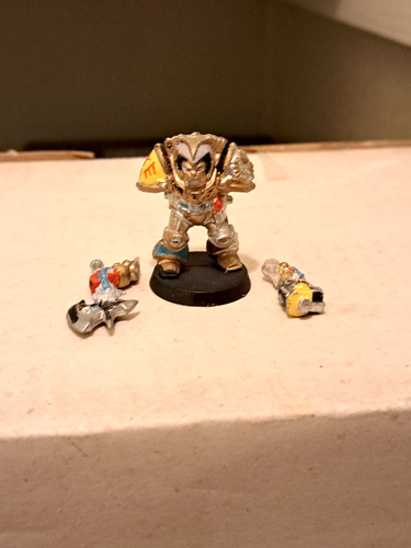 Space Hulk Librarian Marine Calistarius - Figurine Warhammer Plastique - Occasion