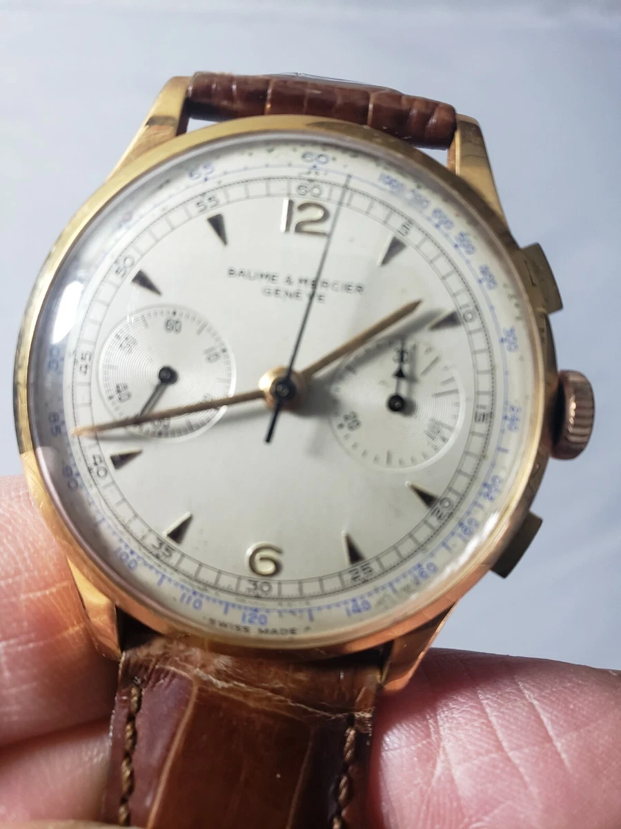 Baume mercier chronograph vintage sale