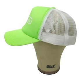 Nintendo Logo Mesh Snapback Cap Trucker Baseball Foam Hat NES Neon Green NEW