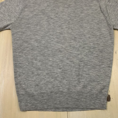 DIMENSIONS by MILFORD - De colección Años 70 Gris Cuello en V Acrílico Suéter, Para Hombre PEQUEÑO - Imagen 9 de 11