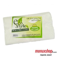 40 ASCIUGAMANI MONOUSO IN CELLULOSA ECO STYLE - PER PARRUCCHIERI ESTESTISTA SPA