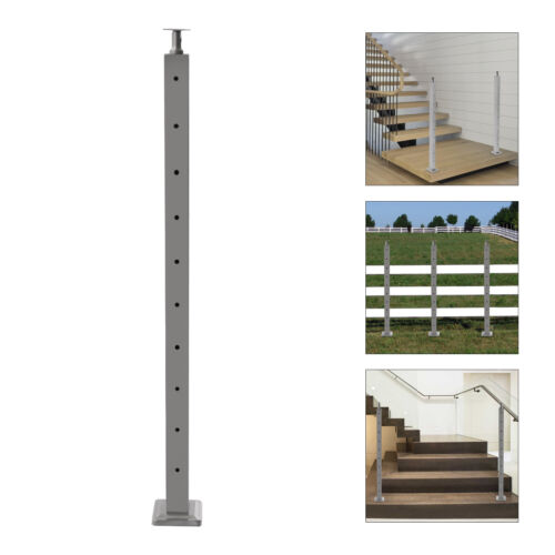 Floor Mounted Handrail Outdoor Steps Handrail Railing High Load-bearing Capacity