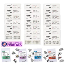 AZDENT Dental Orthodotic Brackets Braces Mini Roth MBT 018 022/Buccal Tubes