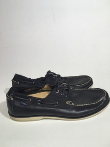 black polo boat shoes