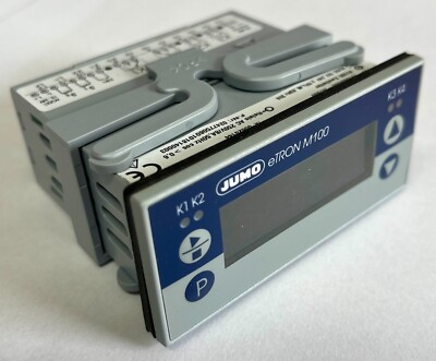 JUMO eTRON M100 Regler 12...24V Elektronischer 2-Kanal-Microstat