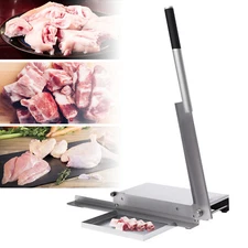 Manual Guillotine Bone Meat Cutting Machine with Blade Stainless Steel Cutter