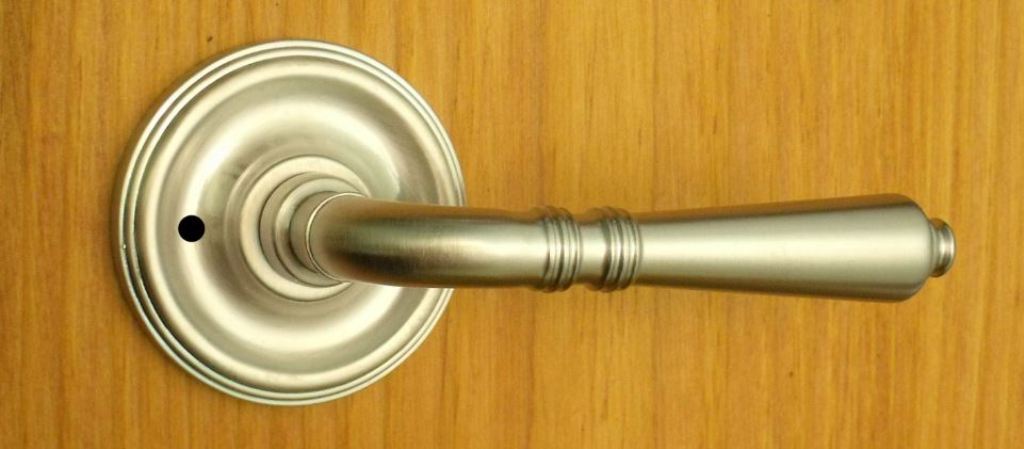 Providence Privacy Door Lever Set for Bedroom and Bathroom Doors by FPL-image