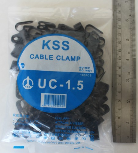 MLWWS-Cable Clamp Cable Clamp Nail 100pcs 8mm Flat Ethernet Cable Wall Coaxial Speaker Cat5 Cat5e Cat6 Cat7 Rj45