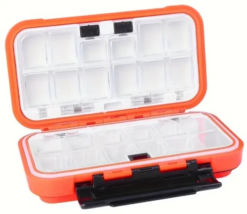 1x Fishing Lure Bait Tackle 2 Layer Storage Box Case Waterproof Compartments NEW - Picture 71 of 150