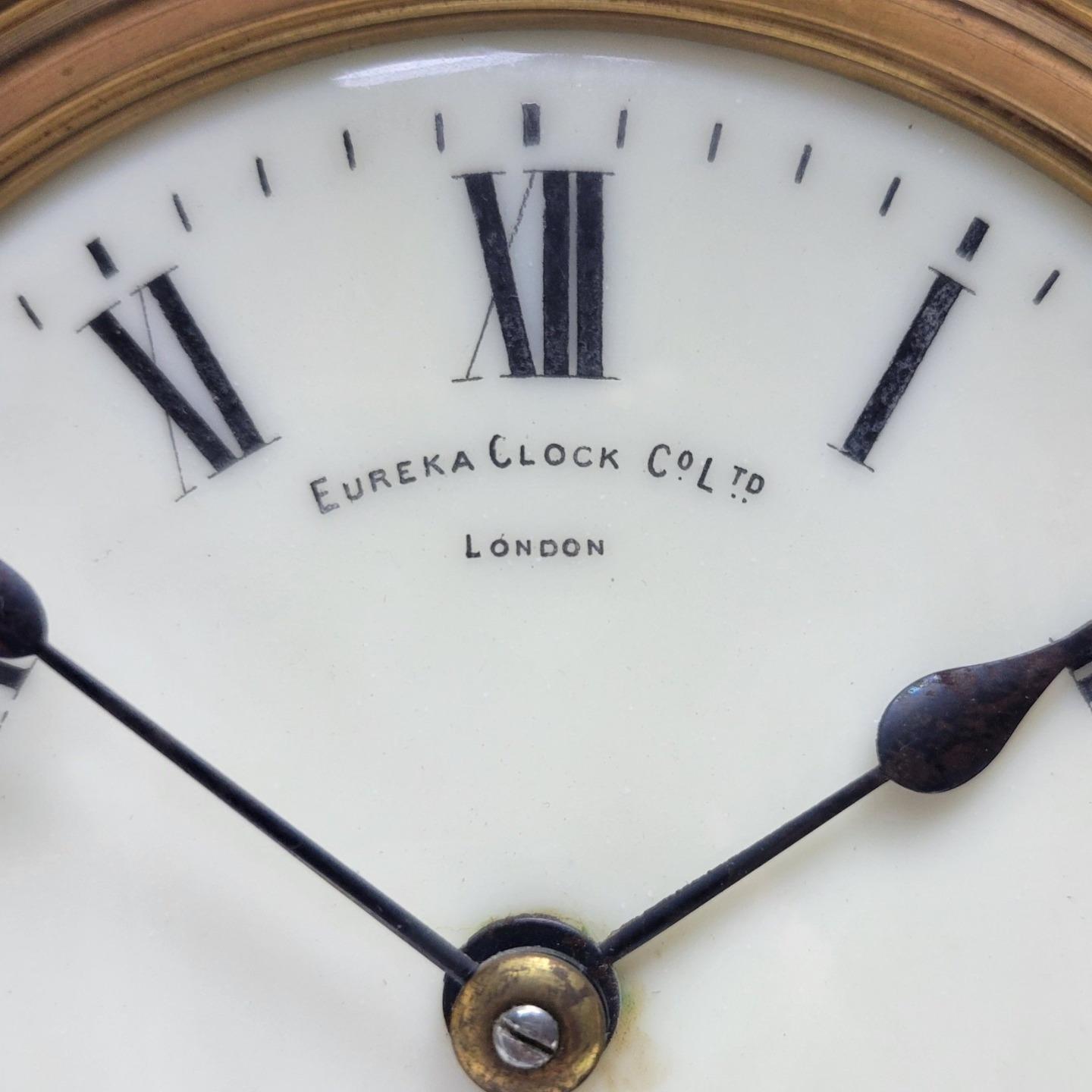 RARE Antique Eureka Clock Company London Electric Mantle Clock eBay