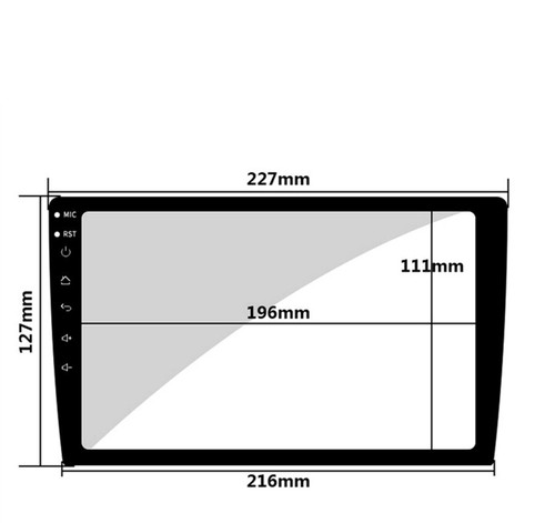 Tempered Glass Screen Protector Protective Film For 9inch Car Radio GPS Player - Photo 18 sur 20