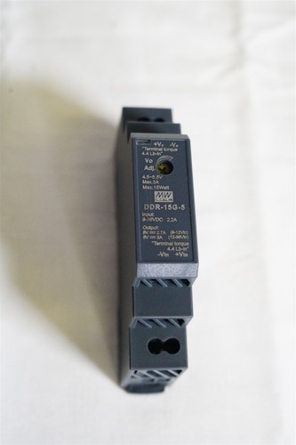 Meanwell DDR-15G-5 Convertitore DC-DC, Guida DIN, 15W, 5V, 3A, 9-36 VDC. - Foto 2 di 5
