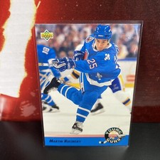 1992-93 Upper Deck Young Guns MARTIN RUCINSKY Rookie Card Quebec Nordiques #556