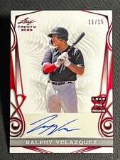 2023 Leaf Trinity ROOKIE AUTO Ralphy Velazquez 11/15