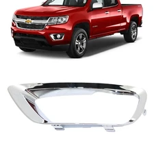 For 2015-2020 Chevrolet Colorado Fog Light Lamp Trim Bezel Cover Driver Side