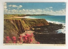 VINTAGE POSTCARD CORNWALL BUDE WIDEMOUTH BAY POSTED 1985 (#V3)