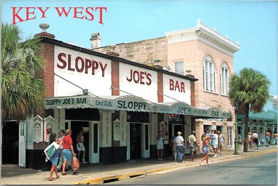 Famous Sloppy Joe's Bar, Key West Florida- 4x6 Continental Postcard