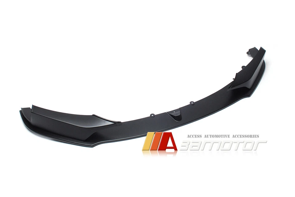 MP Type Matte Black Front Bumper Lip fits 2012-2014 BMW F20 F21 1-Series M Sport Foto 2 de 3