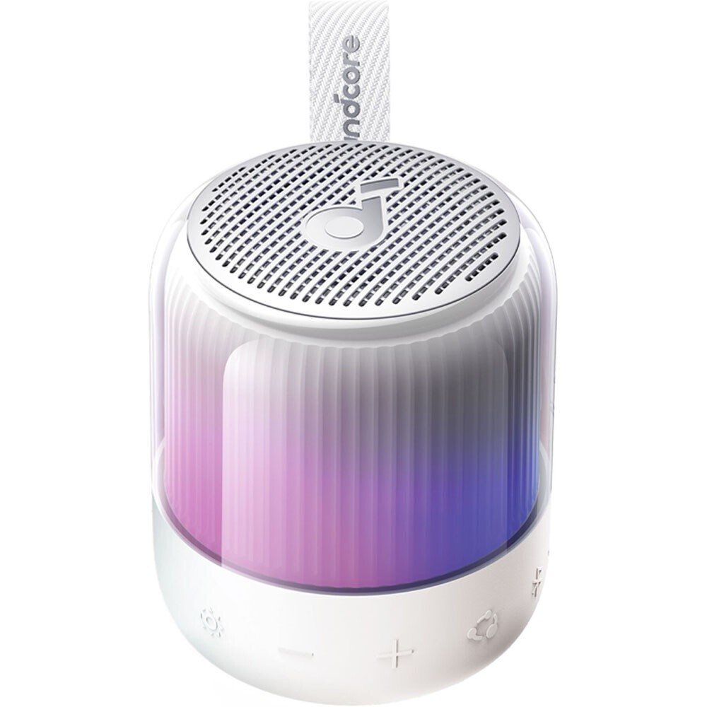 Soundcore by Anker Glow Portable Wireless Speaker with RGB (White