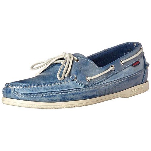 Para hombres Sebago Goleta Clásica Muelles Cuero Barco Zapatos Talla 7 Nuevos - Imagen 2 de 8