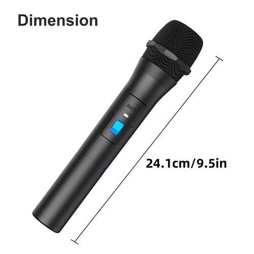 -10 - 50℃ Handheld Microphone Adopting VHF Technology for Wireless Convenience - Zdjęcie 16 z 16