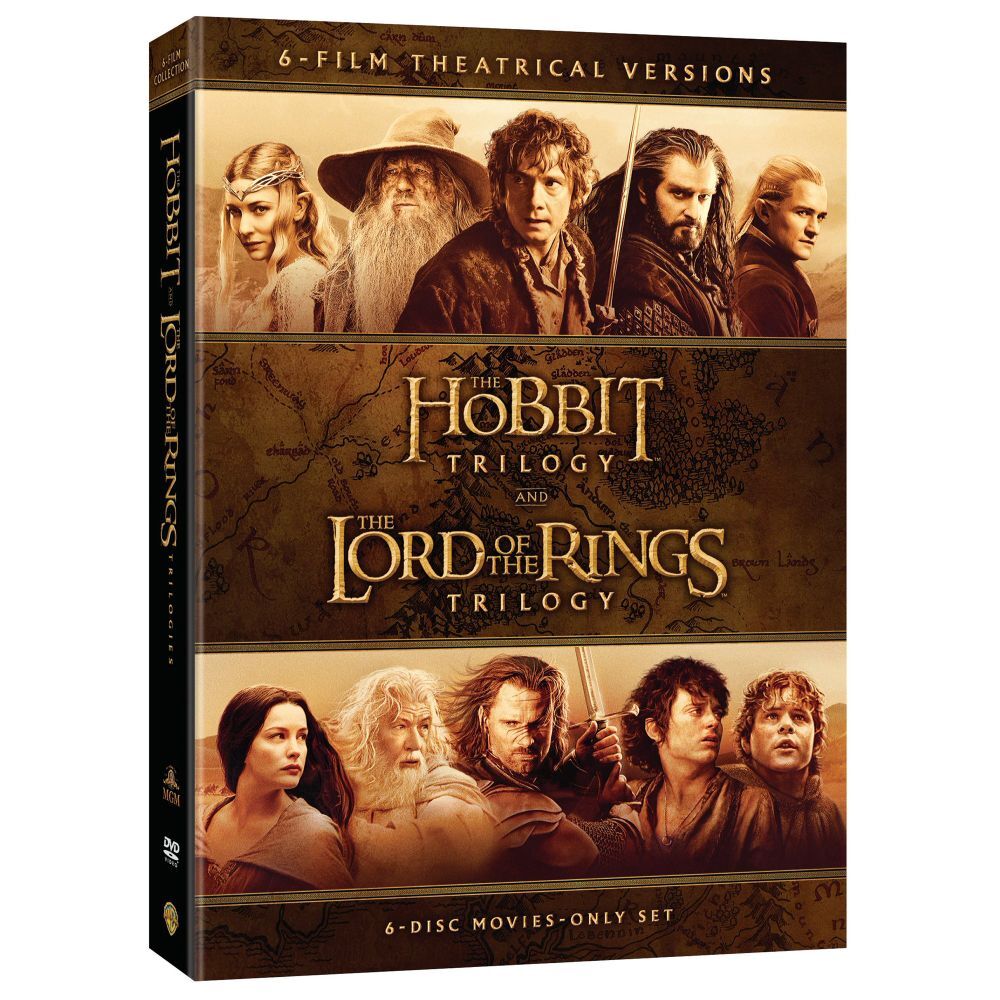 워너브라더스 미들어스 6편 영화 콜렉션(DVD)-Freehip.co.kr