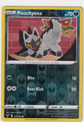 Pokemon TCG - Vivid Voltage - Poochyena 103/185 - Foil - Z1954 | eBay