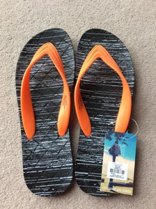 orange sandals primark