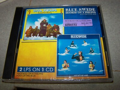 BLUE SWEDE ''HOOKED ON A FEELING'' SWISS IMPORT TWO FER CD BRAND NEW
