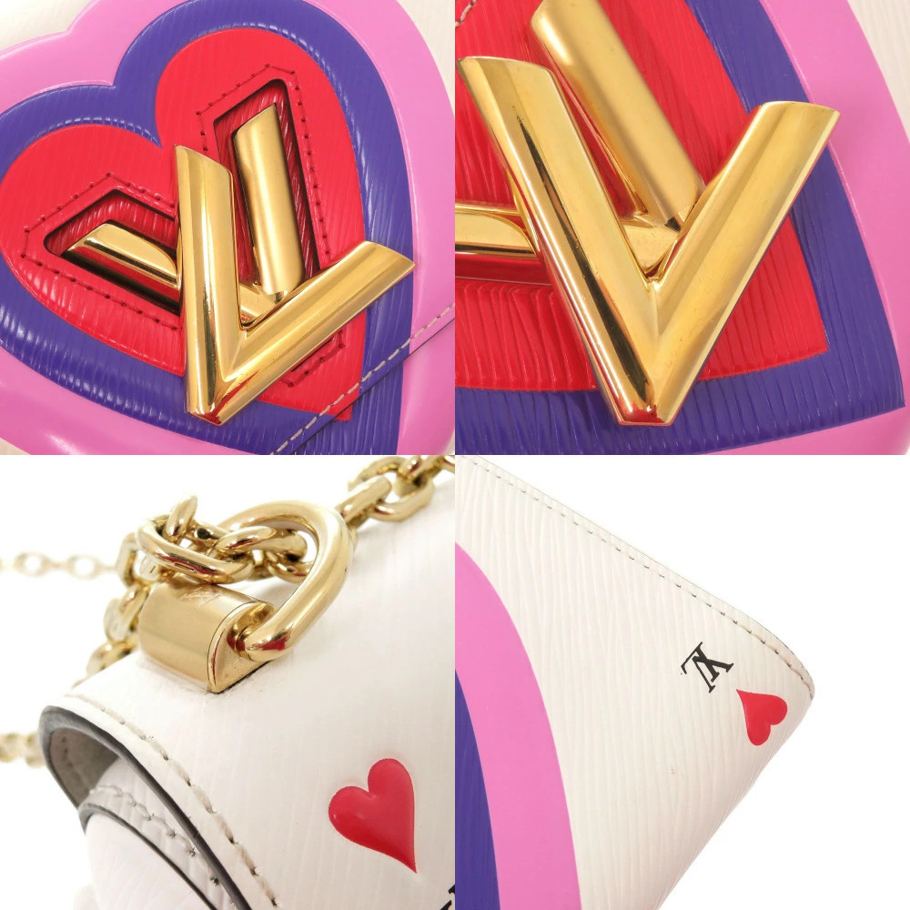 Louis Vuitton Authentic M57460 Epi Game On Twist Pm Shoulder Bag White *Pty9785 thumbnail 4