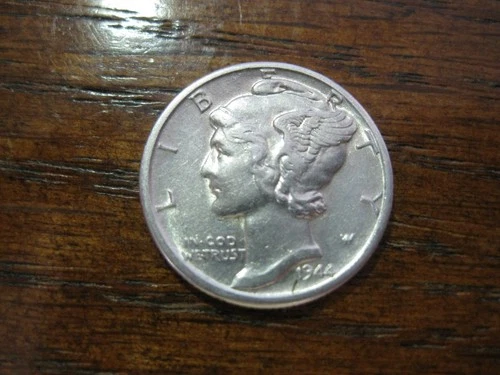 1944 D "Mercury" Liberty Dime AU/BU!