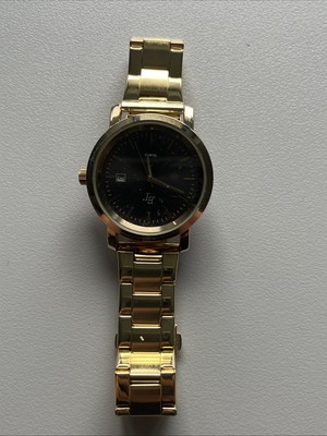 Eurotops Herrenuhr Quarz Movement Stainless Steel Back  in Gold