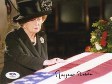 Margaret Thatcher autograph signed photo PSA COA