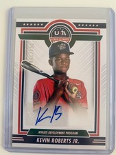 2022 Panini USA Star & Stripes auto KEVIN ROBERTS JR. #ed 354/399!