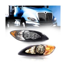 Torque Headlight PAIR Replacement for 2008-2016 International Prostar Pro Sta...