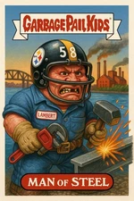 Jack Lambert Pittsburgh Steelers Custom Card GPK Man Of Steel Steelers