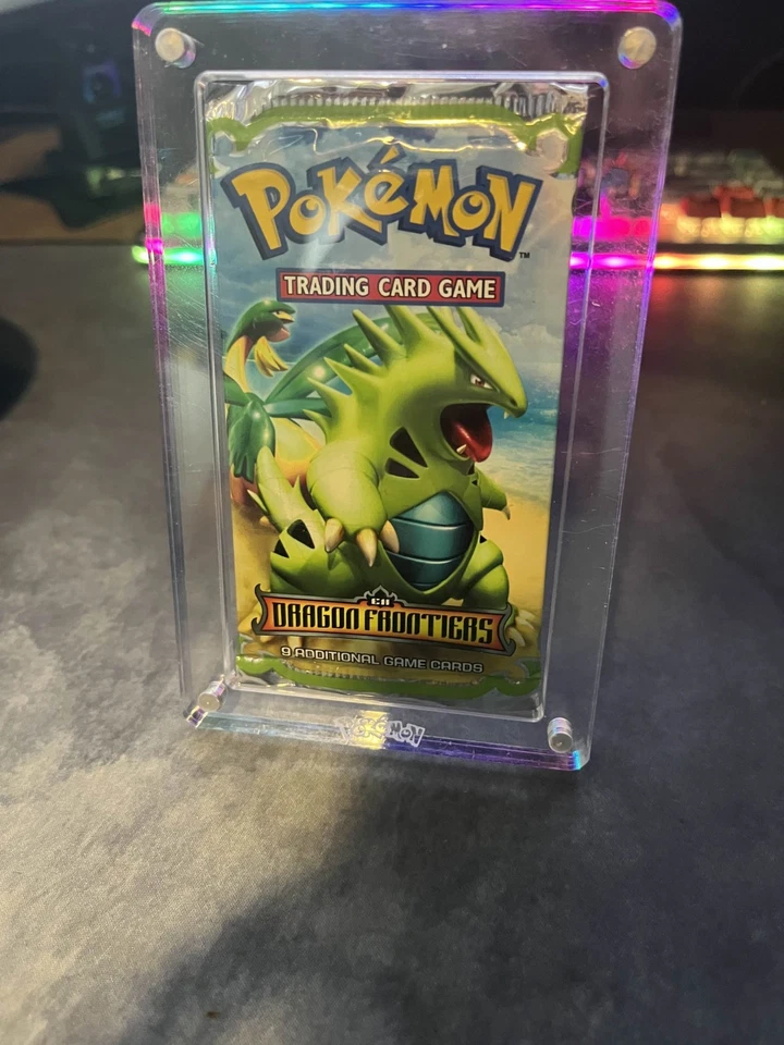 Бустер Pokemon EX Dragon Frontiers Tyranitar Art новый запечатанный английский - Изображение 2 из 3