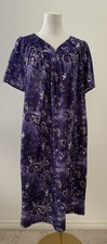 Vintage Anthony Richard s Purple Paisley House Dress Muumuu Midi Size Medium