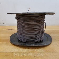 18 AWG Stranded Copper Wire, Approximately 2000 Feet, Brown - USED