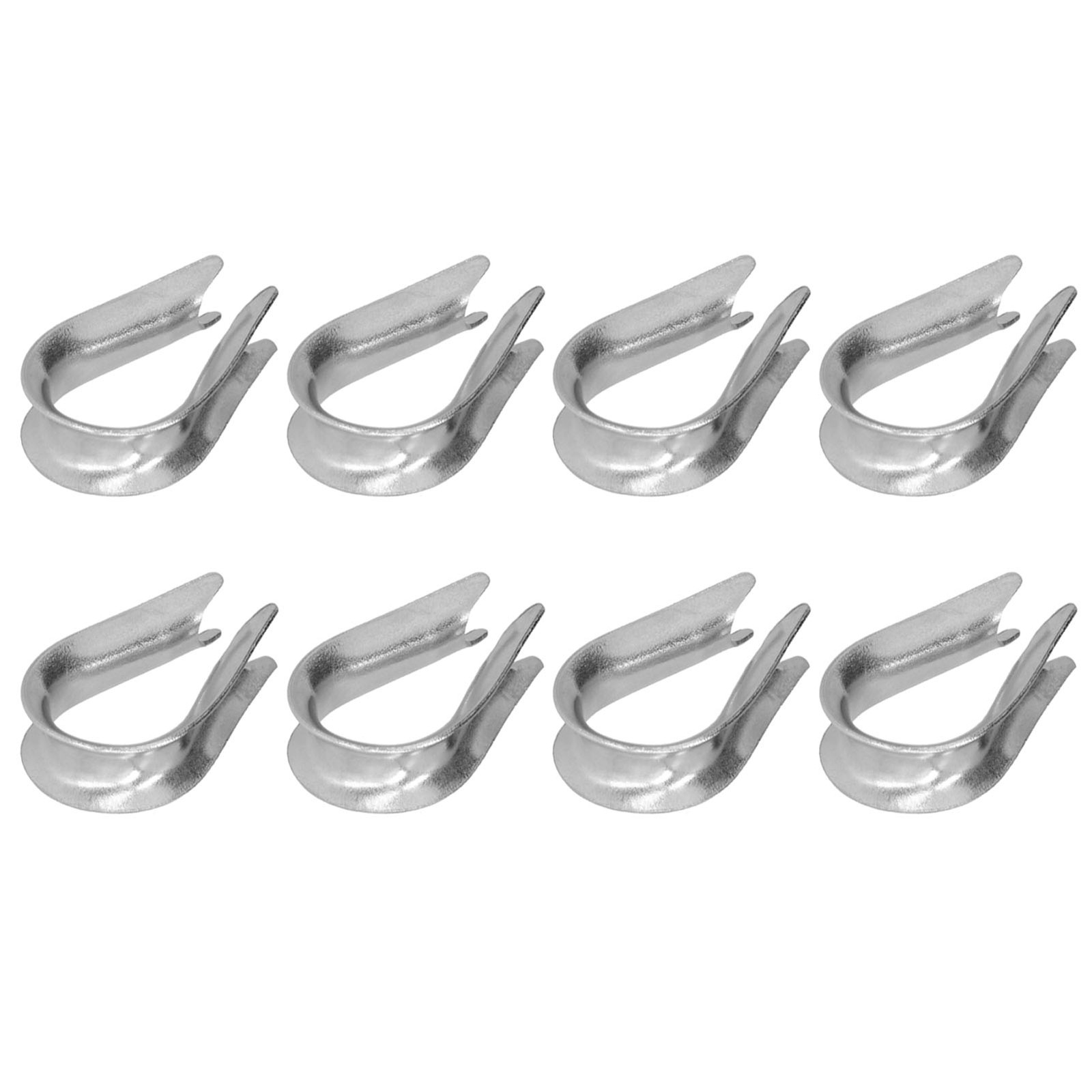 50Pcs Wire Rope Thimble Stainless Steel Cable Rigging Tools For Shipbuilding