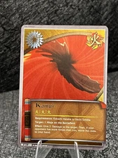 Kamui J-871 Naruto CCG 1st Edition Super Rare Gold FOIL