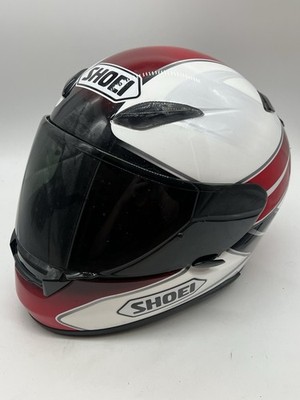 Shoei XR 1100 Weiss Rot Enigma Helm Motorradhelm Größe L Polster Aufgelöst (9)