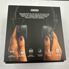 Open Box Marshall Major V Wireless On-Ear Headphone with Mic - Black