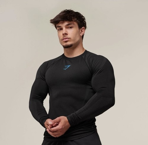 T-shirt De Sport Gymshark Onyx V3 - Taille XL, Noir, Édition Limitée