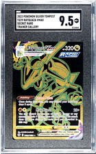Rayquaza VMAX Gold #TG29/TG30 - 2020 Pokemon Silver Tempest SGC Graded 9.5 MT+