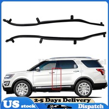 2pcs Rear Door Front Weatherstrip Seal LH, RH Side For Ford Explorer 2011-2019