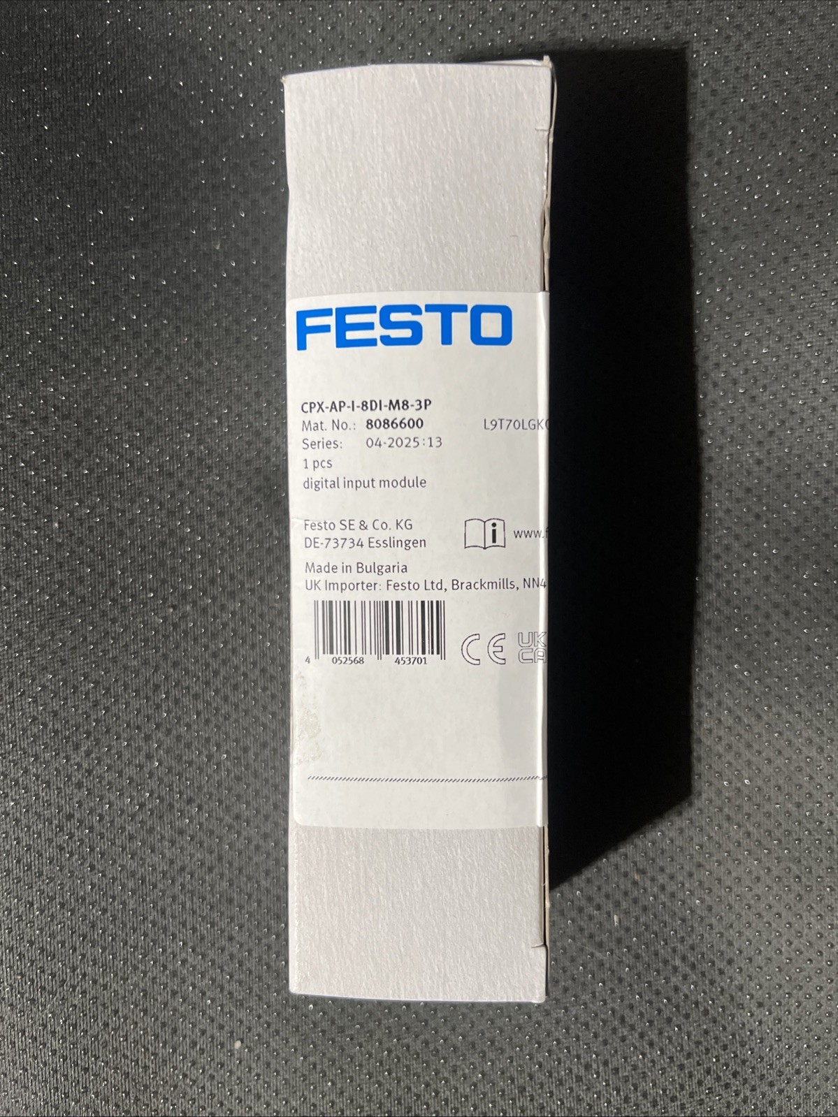 FESTO CPX-AP-I-8DI-M8-3P 8 Port I/O Block (BRAND NEW IN BOX) MANUFACTURED 2025!