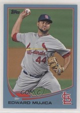2013 Topps Wal-Mart Blue Edward Mujica #96 9h3