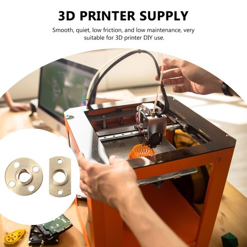 6 Pcs 3d Drucker Zubehör Trapezgewindemuttern Aus Messing Nützliche - Bild 2 von 12